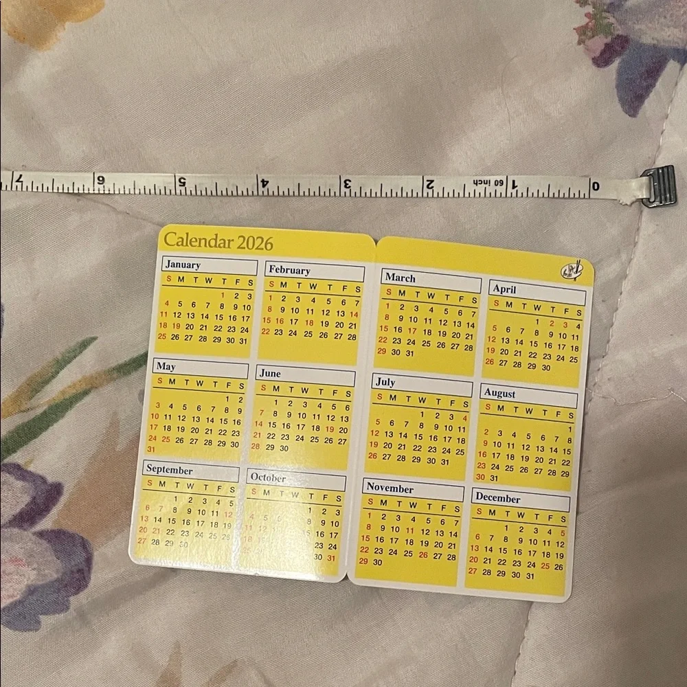 Floral 2026 Calendar
